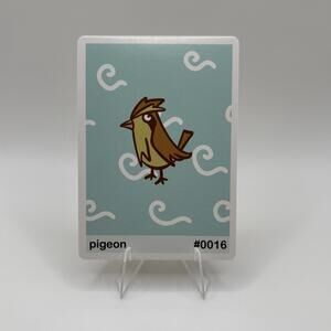 Pigeon  (Pidgey) #0016 - Gen 1 Pookiemoot Fan Art - Pokemon